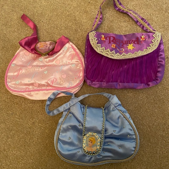 Disney | Accessories | 4 Disney Princess Play Dress Up Pocketbooks